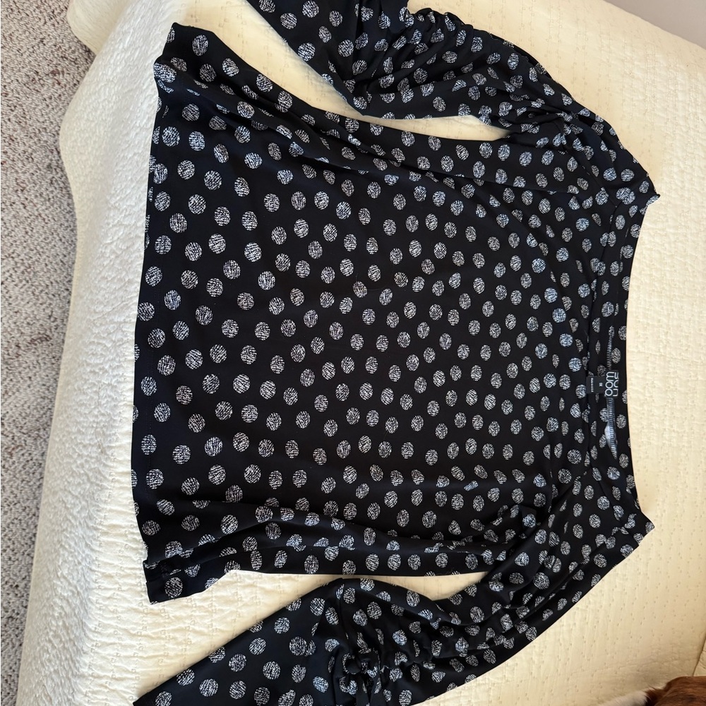 Clara Sun Woo Black and White Blouse
